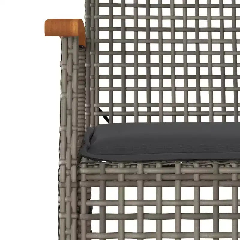 vidaXL Salon de jardin avec coussins - Résine tressée