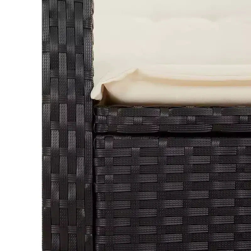vidaXL Salon de jardin élégant en résine tressée avec coussins