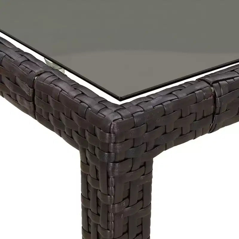 vidaXL Salon de jardin avec coussins en polyrotin