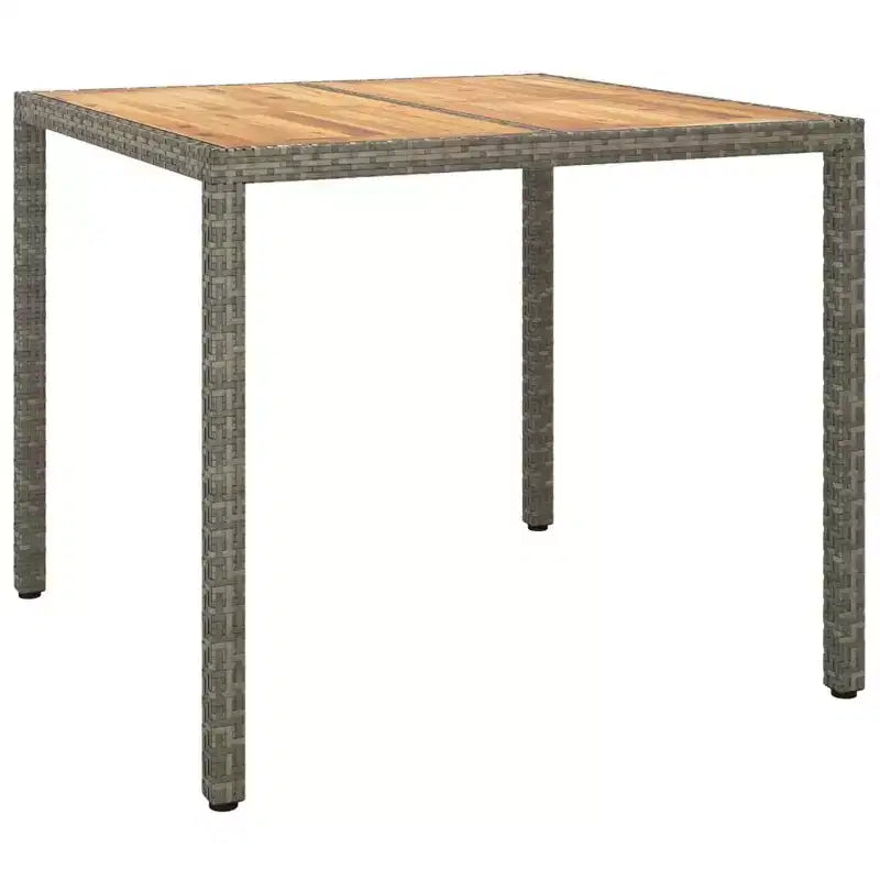 vidaXL Ensemble repas de jardin avec coussins Fauteuil de dîner extérieur Résine tressée