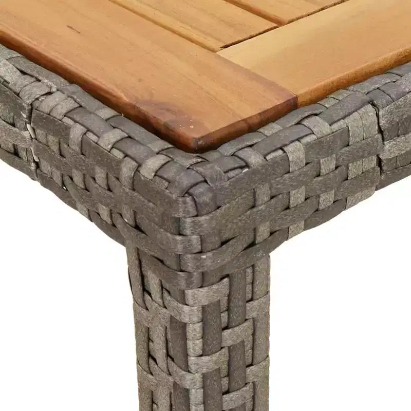 vidaXL Ensemble repas de jardin avec coussins Fauteuil de dîner extérieur Résine tressée