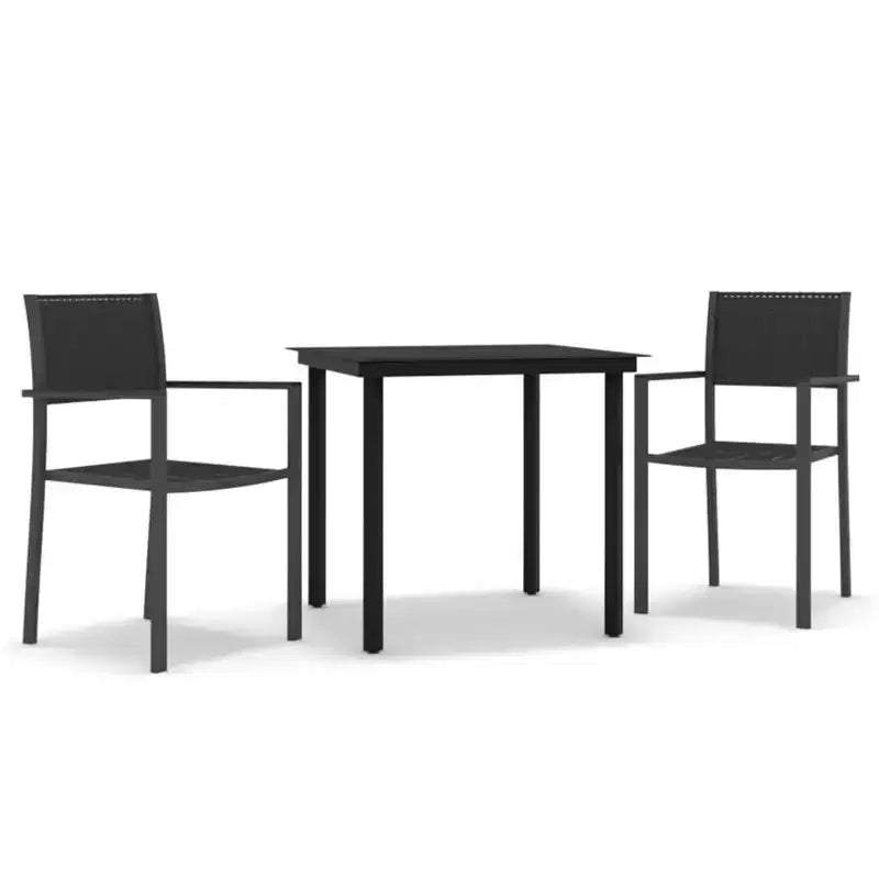 vidaXL Patio Dining Set Outdoor Dining Set Table and Chair Set for Garden
