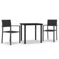 vidaXL Patio Dining Set Outdoor Dining Set Table and Chair Set for Garden