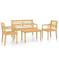 vidaXL Garden Lounge Set Teak