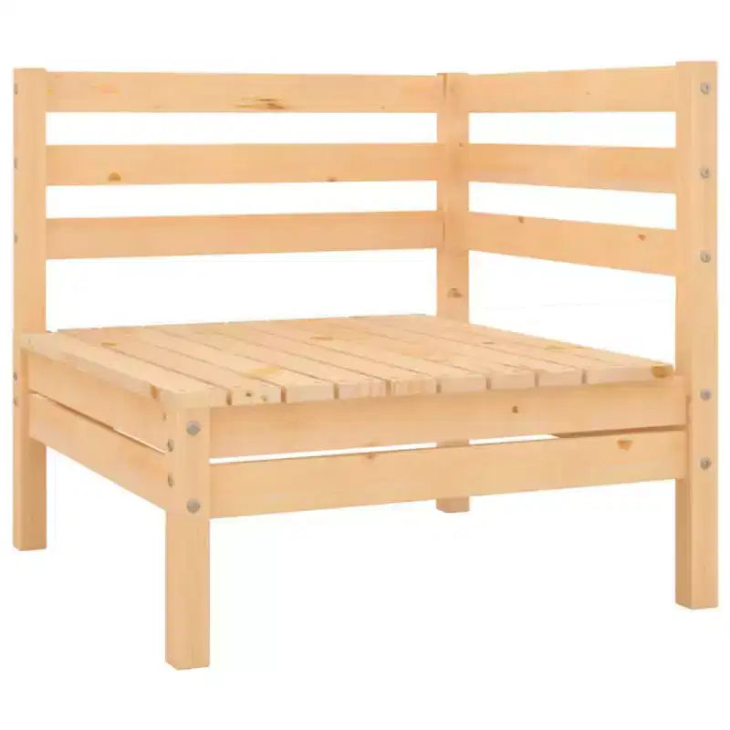 vidaXL Salon de jardin Bois de pin massif Ensemble 6 pièces Modulable