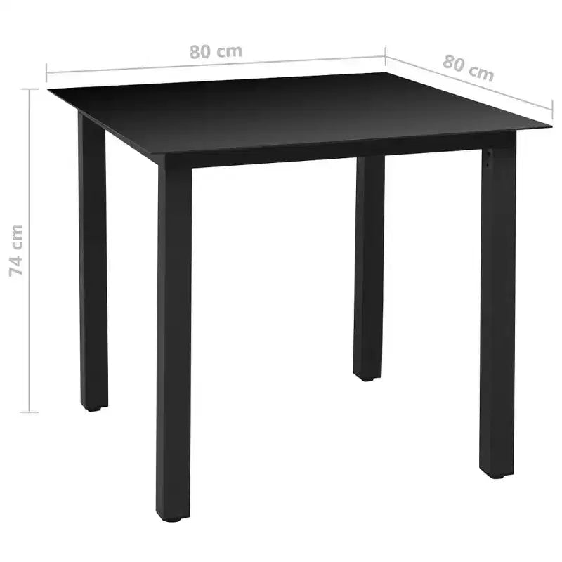 vidaXL Ensemble de Repas de Jardin avec Dossier Réglable