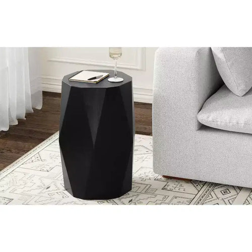 15" Wide Solid Mango Wood Contemporary End Table, Fully Assembled