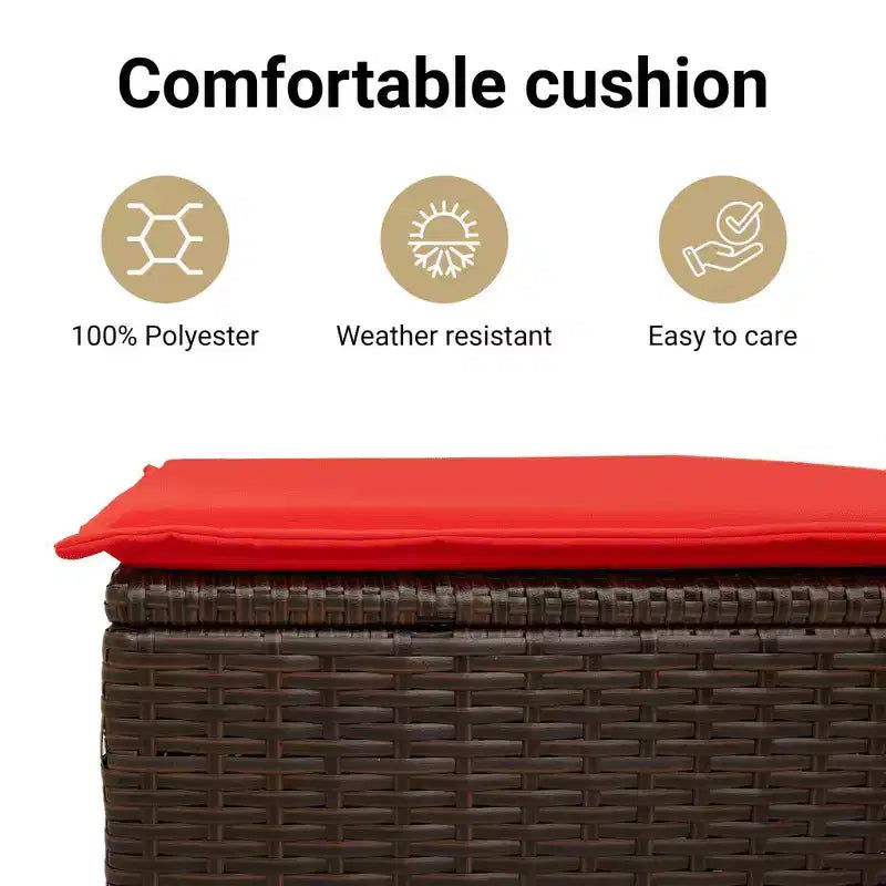vidaXL Salon de jardin modulable avec coussins et design ajustable
