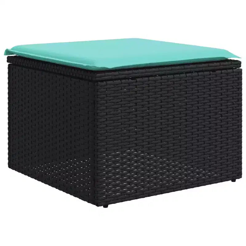 vidaXL Salon de jardin modulable avec coussins et design ajustable