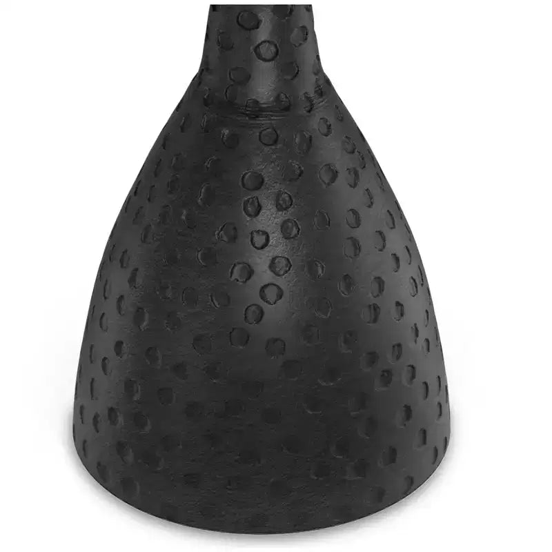 16" Wide Round Contemporary Modern Side Table, Black