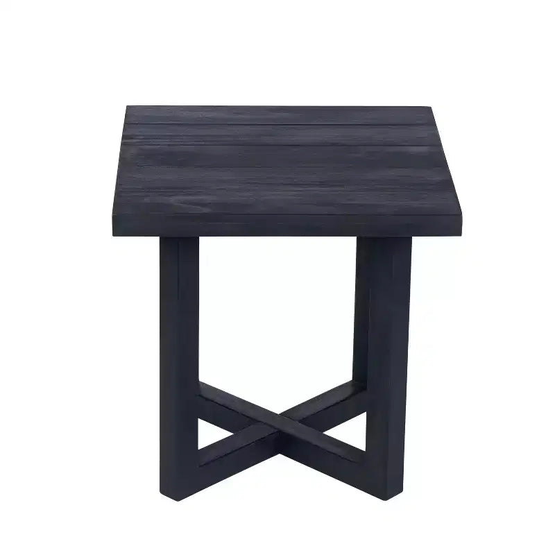 Christopher Knight Home Isha Modern Patio Acacia Wood Transats avec Table d'appoint à Lattes
