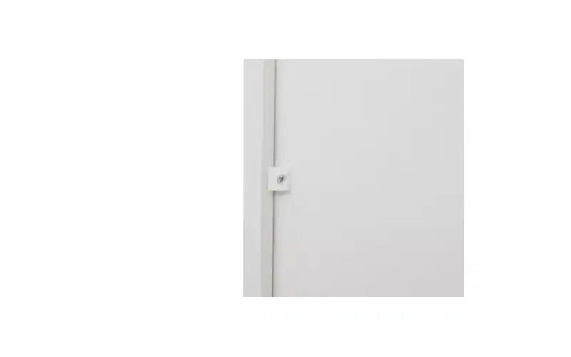 30" Modern 5-Drawer Storage Cabinet with Handles and 4-Way Casters, White, for Bedroom or Living Room