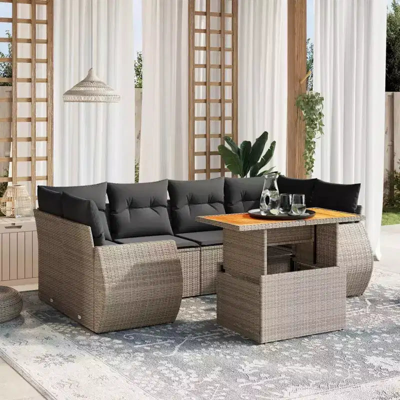 vidaXL Salon de jardin avec coussins – Grand choix de couleurs