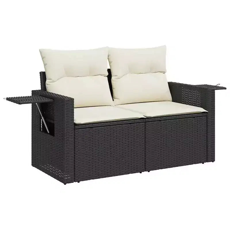 vidaXL Ensemble de canapé de jardin modulable avec coussins en diverses couleurs