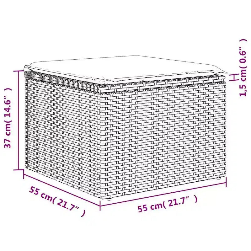 vidaXL Ensemble de canapé de jardin modulable avec coussins en diverses couleurs