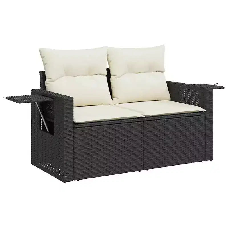 vidaXL Ensemble de canapé de jardin modulable avec coussins en diverses couleurs