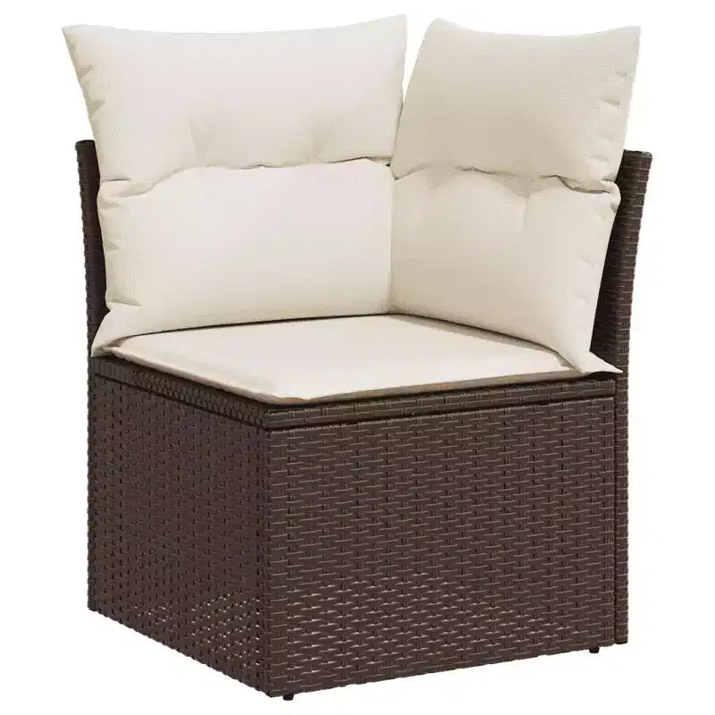 vidaXL Ensemble de canapé de jardin modulable avec coussins en diverses couleurs