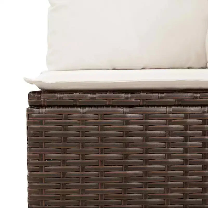 vidaXL Ensemble de canapé de jardin modulable avec coussins en diverses couleurs