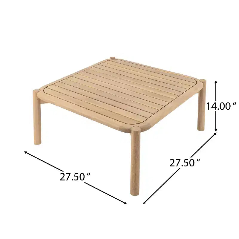 Christopher Knight Home Anil, ensemble de 5 meubles de jardin en bois d'acacia et corde avec table à lattes