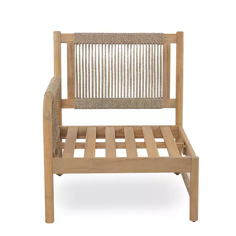 Christopher Knight Home Anil, ensemble de 5 meubles de jardin en bois d'acacia et corde avec table à lattes