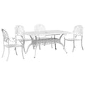 vidaXL Stylish Cast Aluminum Garden Dining Set for Outdoor Hangouts
