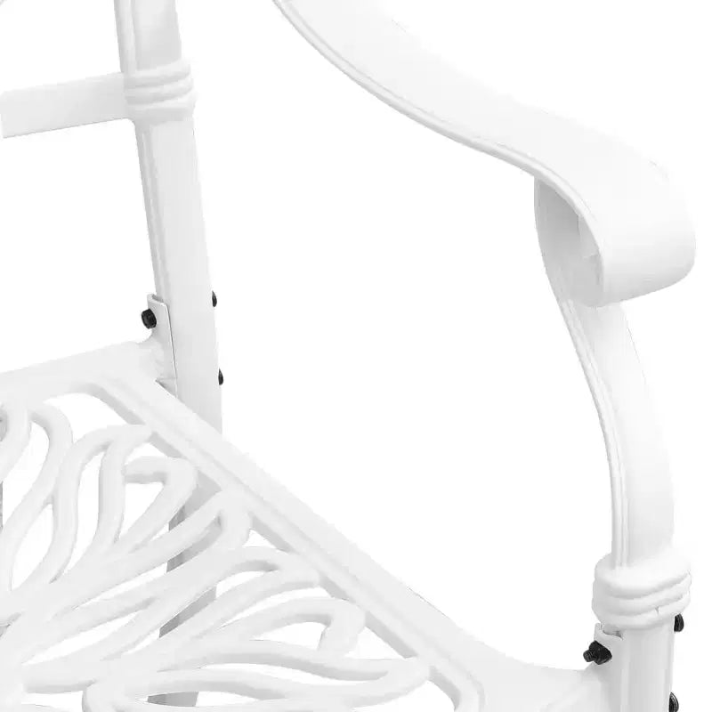 vidaXL Salon de jardin élégant en fonte d'aluminium pour vos moments de détente en extérieur