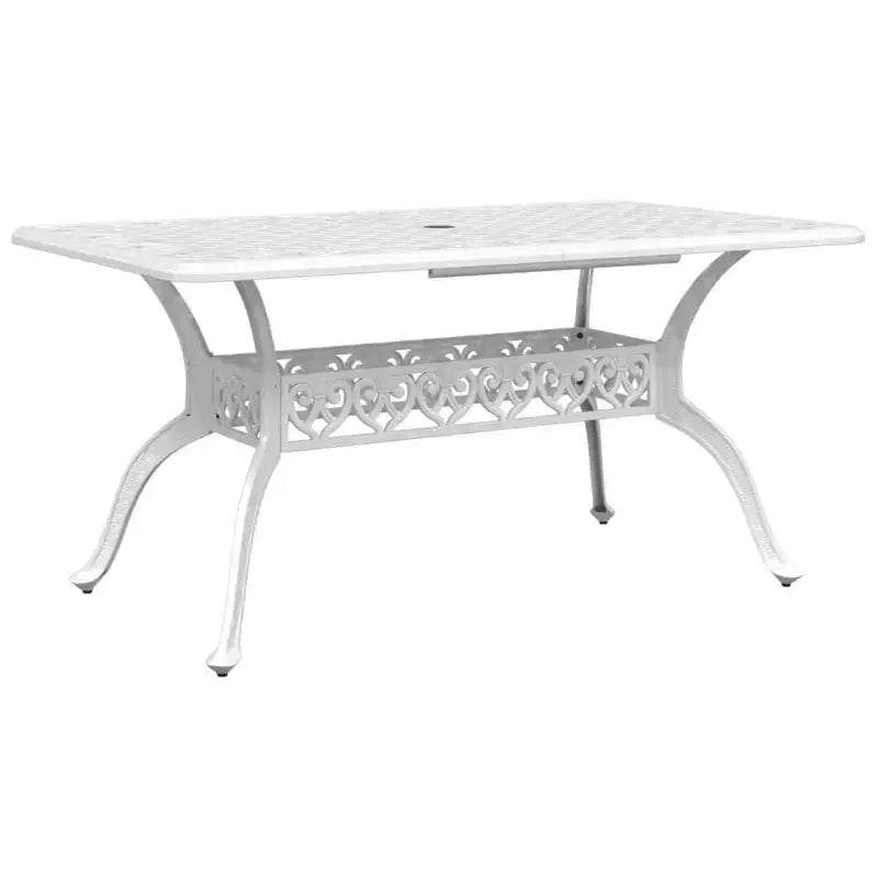 vidaXL Salon de jardin élégant en fonte d'aluminium pour vos moments de détente en extérieur