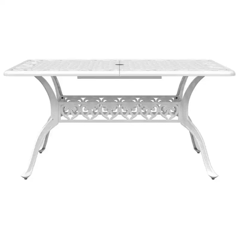 vidaXL Salon de jardin élégant en fonte d'aluminium pour vos moments de détente en extérieur