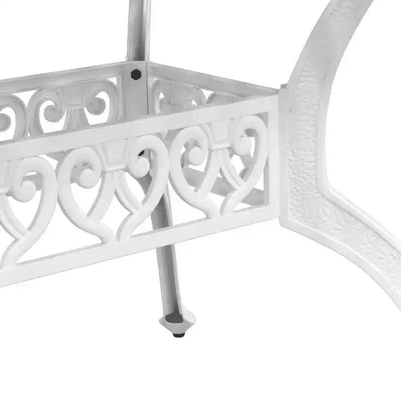 vidaXL Salon de jardin élégant en fonte d'aluminium pour vos moments de détente en extérieur