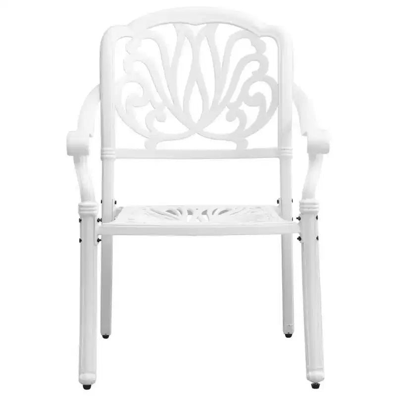 vidaXL Salon de jardin élégant en fonte d'aluminium pour vos moments de détente en extérieur