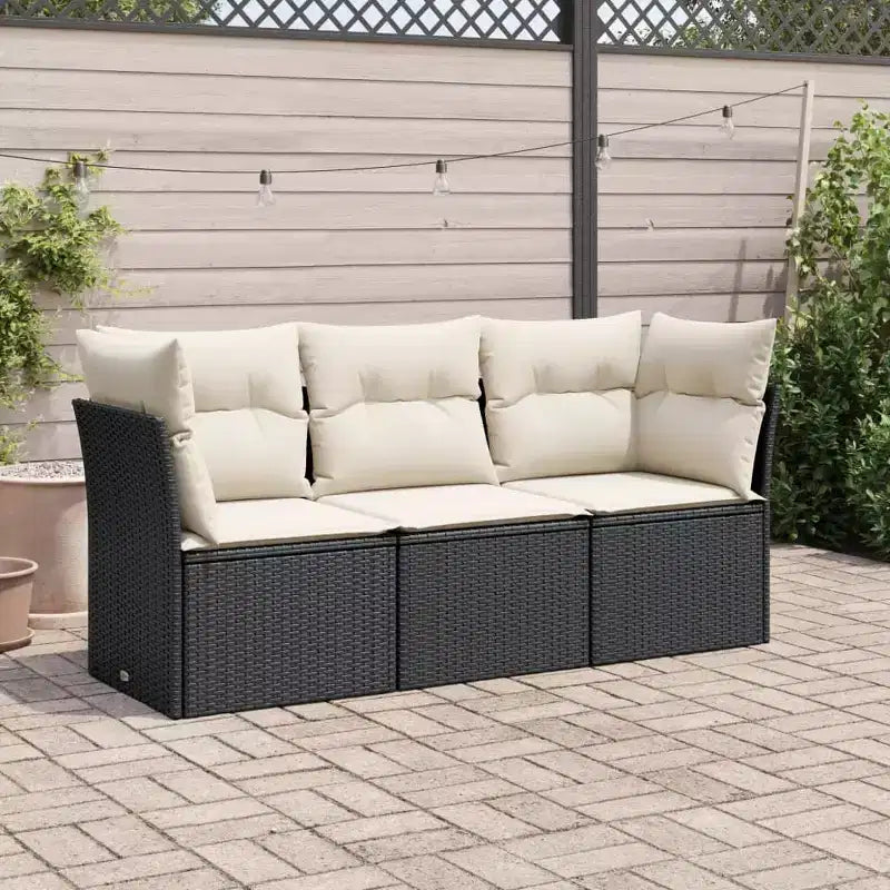 vidaXL Salon de jardin avec coussins de différentes couleurs
