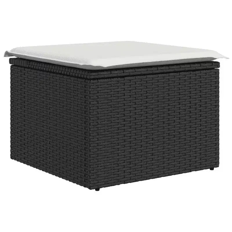 vidaXL Salon de jardin modulaire avec coussins et rangements