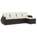 vidaXL Modular Patio Sofa Set with Cushions