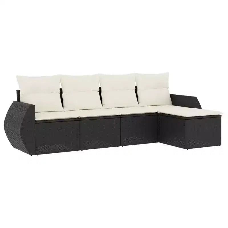 vidaXL Modular Patio Sofa Set with Cushions
