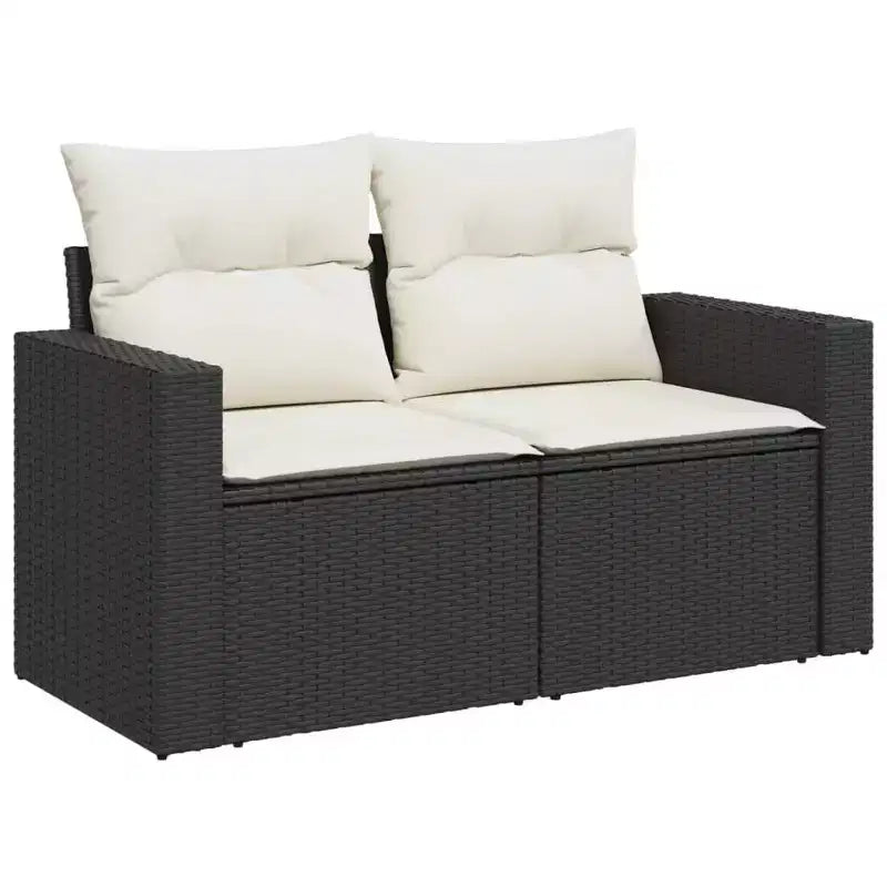vidaXL Salon de jardin modulaire moderne avec coussins