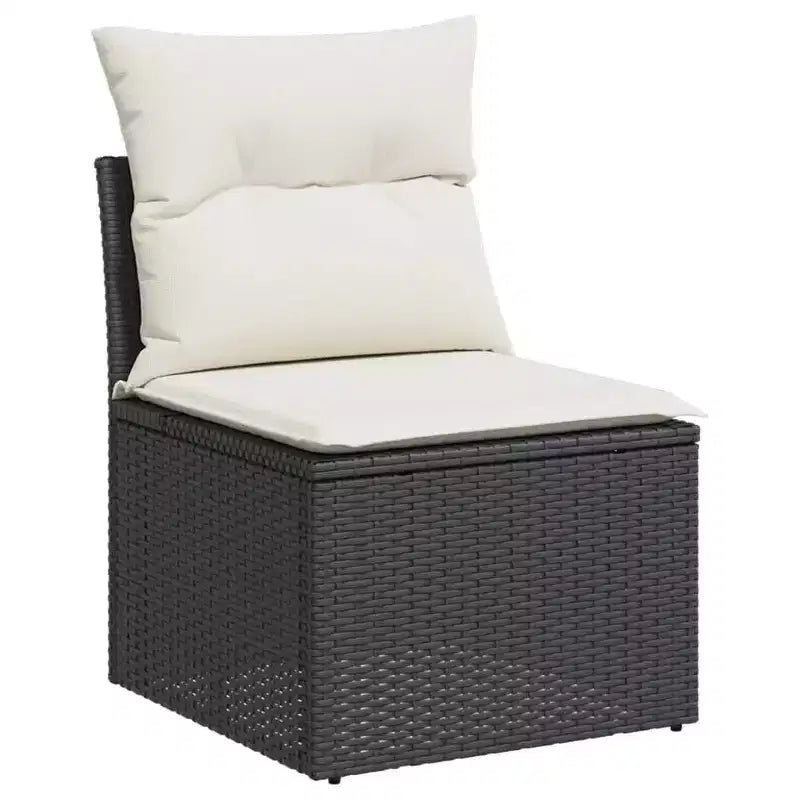 vidaXL Salon de jardin modulaire moderne avec coussins