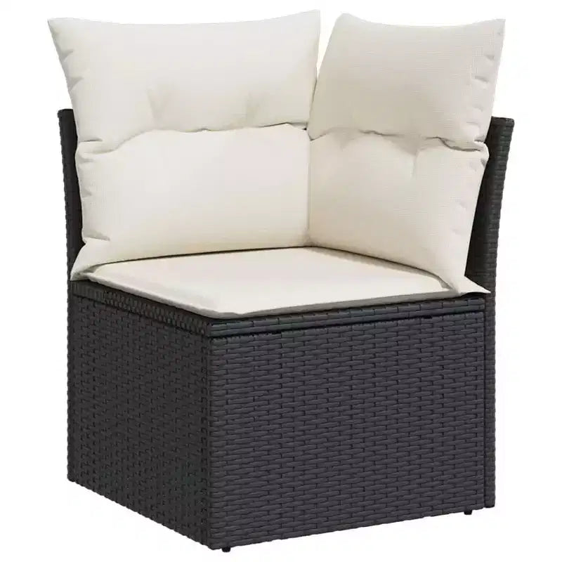 vidaXL Salon de jardin modulaire moderne avec coussins