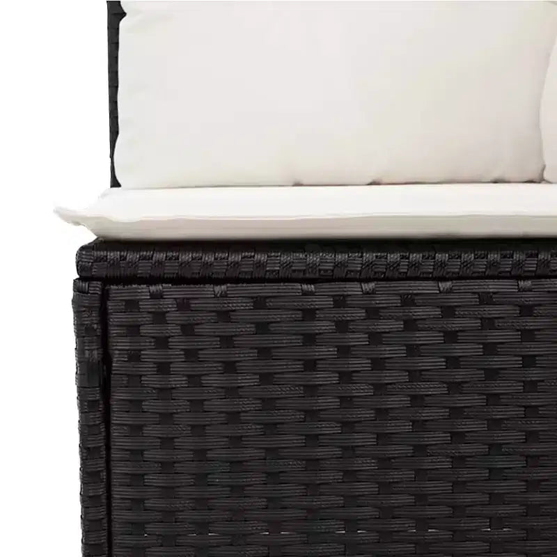 vidaXL Salon de jardin modulaire moderne avec coussins