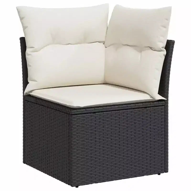 vidaXL Salon de jardin modulaire moderne avec coussins