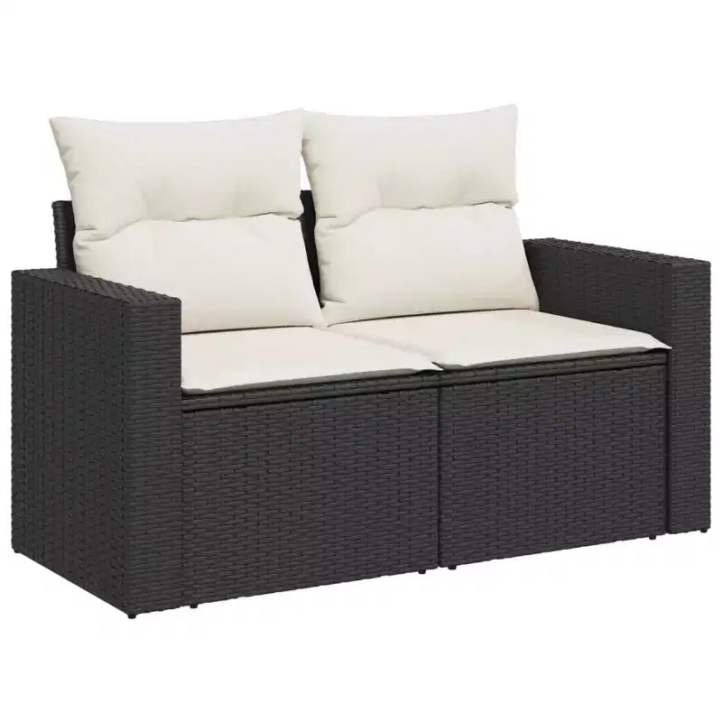 vidaXL Salon de jardin modulaire moderne avec coussins