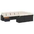 vidaXL Salon de jardin modulaire moderne avec coussins