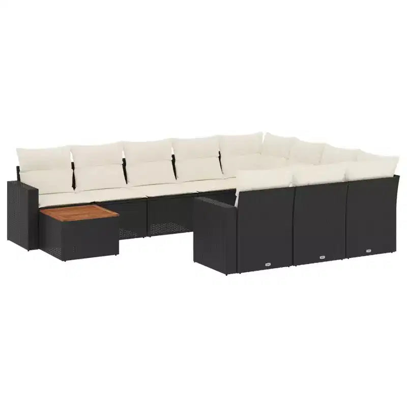 vidaXL Salon de jardin modulaire moderne avec coussins