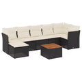 vidaXL Modular Garden Sofa Set with Cushions in Various Colors