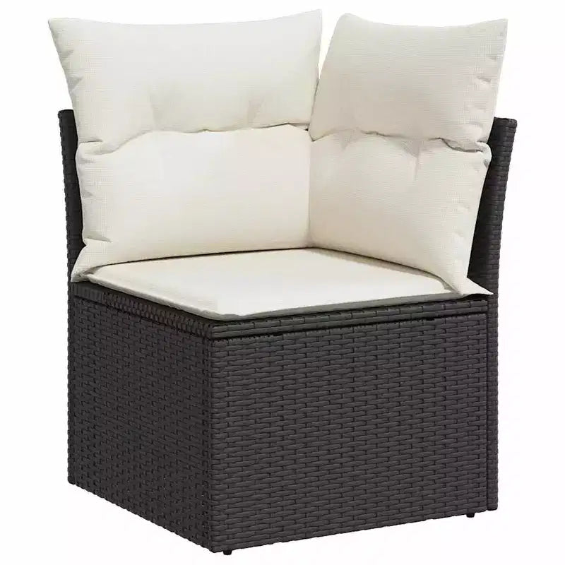 vidaXL Salon de jardin modulable avec coussins, diverses couleurs