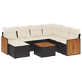vidaXL Patio Furniture Set with Cushions and Storage