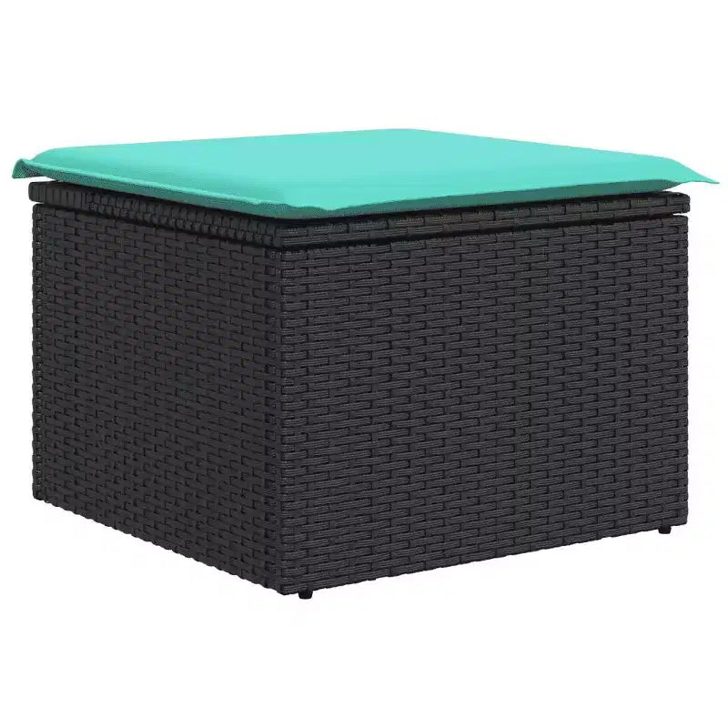 vidaXL Salon de jardin modulaire en résine tressée