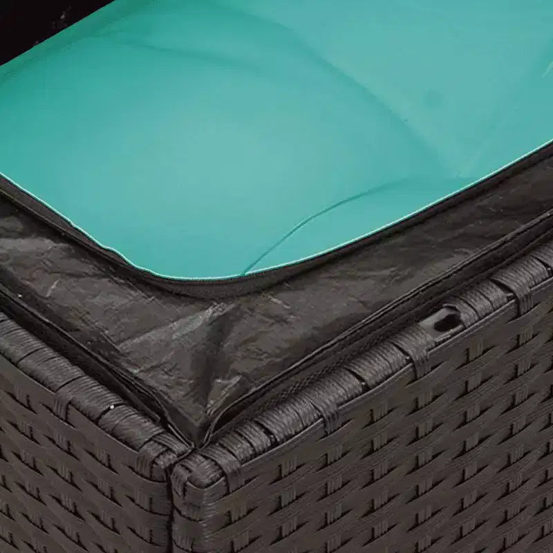 vidaXL Salon de jardin modulaire en résine tressée