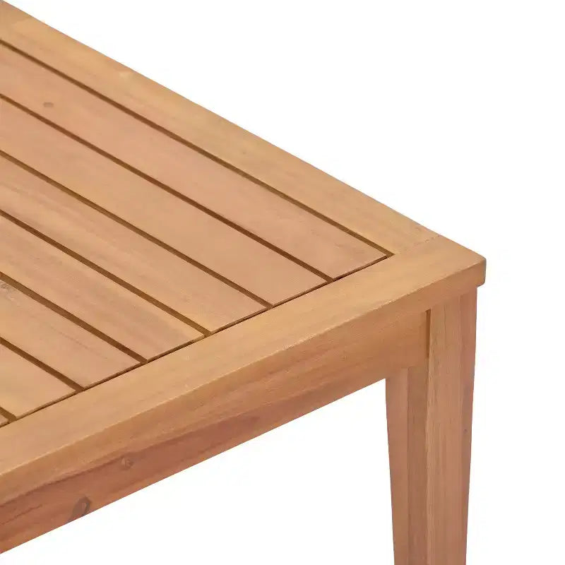 Christopher Knight Home Phichai Ensemble de 5 pièces de salon de jardin moderne en bois d'acacia avec coussins et table à lattes