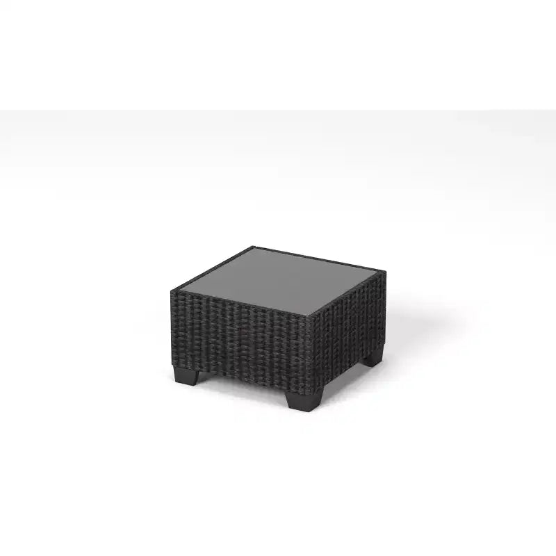 Ensemble de canapé sectionnel d'extérieur en rotin 6 pièces avec table basse, salon de patio tout temps avec coussins épais pour jardin, porche, balcon