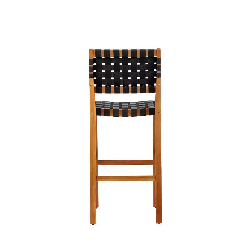 Christopher Knight Home Carlos – Ensemble de 5 chaises d'appoint modernes en acacia avec corde PE et table à lattes